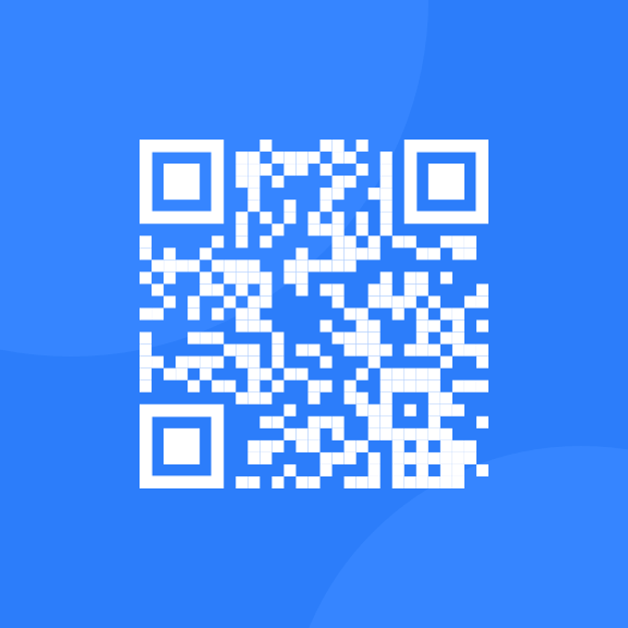 QR code that links to the site frontendmentor.io